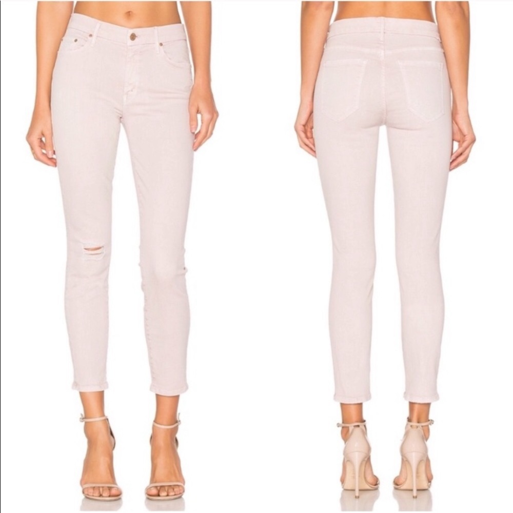 MOTHER The Looker Crop, light pink color- “sexy just walked into town” ,…
